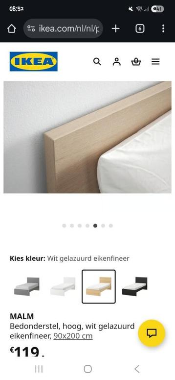 MALM bed IKEA 90x200 cm - afbeelding 5