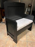 Houten bankje, Ophalen