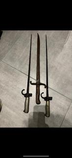 Wo1 lot van 3 bajonetten, Ophalen of Verzenden, Landmacht