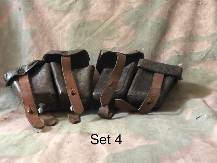 Duitse Mannlicher patroontassen (4), Verzamelen, Militaria | Algemeen, Landmacht, Duitsland, Ophalen of Verzenden
