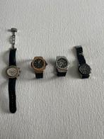 Horloge gebruikt, Sieraden, Tassen en Uiterlijk, Horloges | Heren, Overige merken, Gebruikt, Polshorloge, Overige materialen