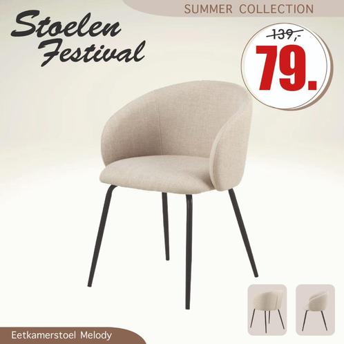 Luxe stoelen actie vanaf €79,-, Huis en Inrichting, Stoelen, Nieuw, Eén, Overige materialen, Overige kleuren, Ophalen