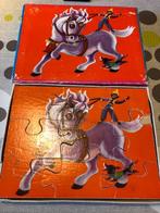 Vintage chinese puzzle uit de jaren 60 - 3 in 1 animal jigsa, Antiek en Kunst, Ophalen of Verzenden