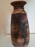 Houten vaas, Huis en Inrichting, Woonaccessoires | Vazen, Overige materialen, Overige kleuren, Ophalen of Verzenden, Zo goed als nieuw