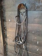 Zwart full size hoofdstel, Dieren en Toebehoren, Ophalen of Verzenden, Zo goed als nieuw, Dressuur