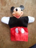 Disney Mickey Mouse handpop met hard hoofd, Ophalen of Verzenden, Mickey Mouse, Zo goed als nieuw, Beeldje of Figuurtje