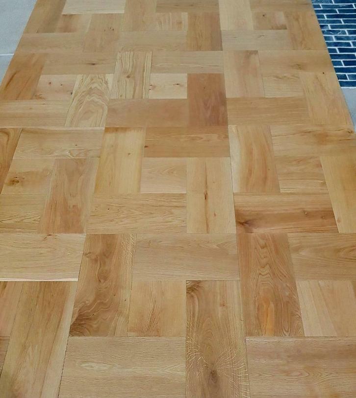 Eiken Versailles vloer kant en klaar naturel geolied! UNIEK!, Huis en Inrichting, Stoffering | Vloerbedekking, Nieuw, Parket, Ophalen of Verzenden