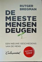 De Meeste Mensen Deugen - Rutger Bregman, Ophalen of Verzenden, 20e eeuw of later, Zo goed als nieuw, Rutger Bregman