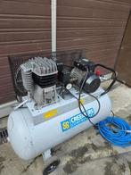 CREEMERS 254-90 Mobiele Compressor 90 liter - 10 bar, 100 liter of meer, Ophalen, Gebruikt, Mobiel