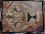 Diamondpainting leeuw, Hobby en Vrije tijd, Ophalen, Gebruikt