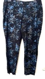 Joseph Ribkoff zwart/blauwe pantalon maat 44[v]