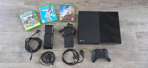 Xbox One met 3 games, Spelcomputers en Games, Spelcomputers | Xbox One, Zo goed als nieuw, Xbox One, 500 GB, Met 1 controller