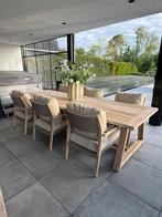 4 Seasons Outdoor Julia Low Dining set Tuinset Eetset, Verzenden, Nieuw, Rechthoekig, Teakhout
