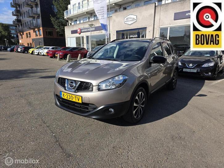 Nissan Qashqai +2 1.6 7P 2013 PANO/NAVI/CRUISE/CAM/TREKHAAK!, Auto's, Nissan, Te koop, Qashqai+2, 360° camera, ABS, Achteruitrijcamera
