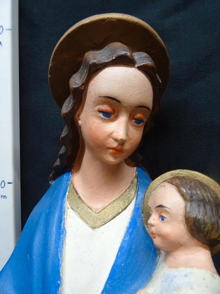 100232=Maria met het Heilig Kindje.291, Antiek en Kunst, Antiek | Religie, Ophalen of Verzenden