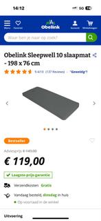 Zelfopblaasbaar luchtbed obelink, Ophalen of Verzenden