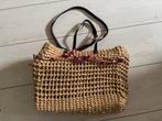 Rieten Handtas, Ophalen of Verzenden, Gebruikt, Beige, Handtas