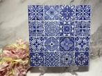 Home fashion knutsel servetten 16 Delfts blauw tegels nr 105, Ophalen of Verzenden, Nieuw, Materiaal