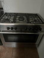 Gasfornuis met 5 kookzones en oven, Witgoed en Apparatuur, Fornuizen, Ophalen, Gebruikt, 60 cm of meer, Grill