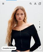 Bershka top maat xs, Zwart, Nieuw, Lange mouw, Maat 34 (XS) of kleiner