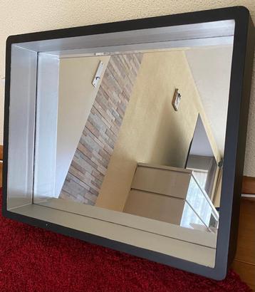Stoere MondiArt “Black & Silver” Spiegel 53x43 cm - nieuw beschikbaar voor biedingen