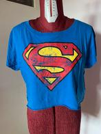 Superman crop top, DC H&M, Blauw, Ophalen of Verzenden, Zo goed als nieuw