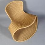 Design lounge chair - Roderick Vos - Sari (1999), Ophalen, Minder dan 75 cm, Riet of Rotan, Zo goed als nieuw