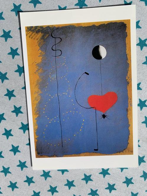 A.53. Kunst kaart Joan Miro, Verzamelen, Ansichtkaarten | Themakaarten, Ongelopen, Ophalen of Verzenden