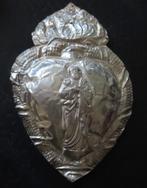 Uit inboedel:Antiek zilveren ex voto(no 6 )ca 1900 hart, inc, Antiek en Kunst, Antiek | Religie, Verzenden