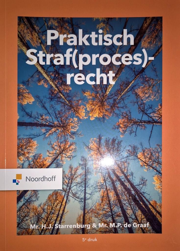 Praktisch Straf(proces)recht - 5e druk, Boeken, Ophalen of Verzenden, Zo goed als nieuw, HBO, H.J. Starrenburg & M.P. de Graaf