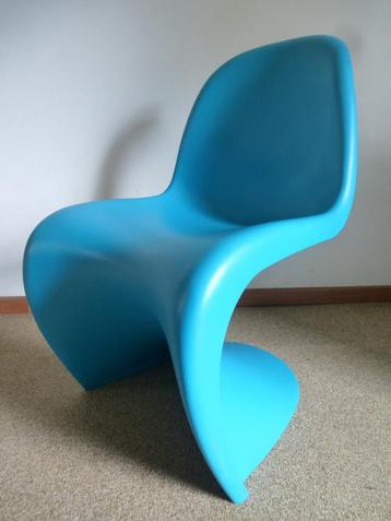 Verner Panton chair / origineel / turquoise / uit productie beschikbaar voor biedingen