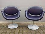 Artifort Little Tulip stoel - paars leder - Pierre Paulin, Huis en Inrichting, Ophalen, Luxe design, Twee, Overige kleuren