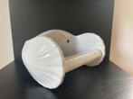 Vintage wit porseleinen toiletrolhouder schelp (HEMA), Doe-het-zelf en Verbouw, Sanitair, Ophalen of Verzenden, Zo goed als nieuw