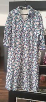 Vintage Bloemenjurk - 1 Knoop Mist, Ophalen of Verzenden, Gedragen, Overige kleuren, Onder de knie