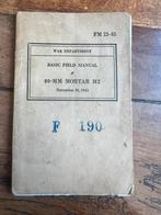 WO2 Amerikaans 60 mm mortier mortar voorschrift airborne, Verzamelen, Militaria | Tweede Wereldoorlog, Verzenden, Duitsland