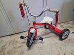 Retro Driewieler - Rood met Wit, Ophalen, Gebruikt, Onbekend, Verstelbare zitting