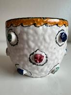 Vintage Bitossi Italy Bloempot Multicolor Dots 56/1, Ophalen of Verzenden