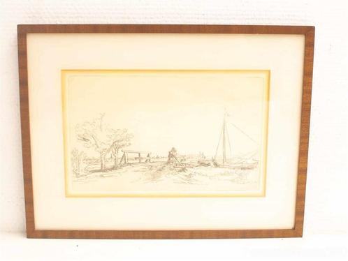 Prent 24297, Verzamelen, Foto's en Prenten, Gebruikt, Voor 1940, Ophalen of Verzenden