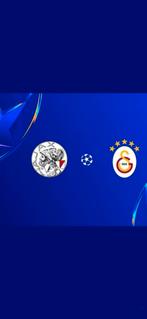 Ajax galatasaray 2tickets naast elkaar eerste ring vak 114, Twee personen, November