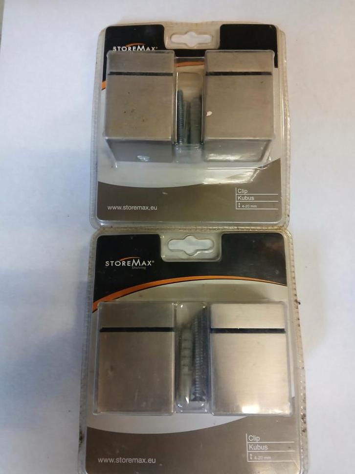 StoreMax Plankhouders - Zware Kwaliteit, Doe-het-zelf en Verbouw, Hang- en Sluitwerk, Zo goed als nieuw, Overige typen, Rvs, Ophalen of Verzenden