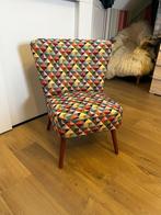Vintage Cocktailstoel in Retro Stijl - Opnieuw Bekleed, Huis en Inrichting, Fauteuils, Ophalen, Minder dan 50 cm, Gebruikt, Minder dan 75 cm
