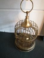 JAREN 60 MESSING VOGEL KOOITJE IN TOPSTAAT VERKEREND 25 CM., Ophalen of Verzenden