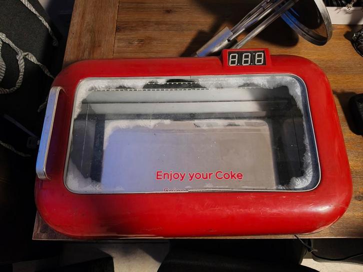 Coca Cola Koelkast - 6 Blikjes/Flesjes, Witgoed en Apparatuur, Koelkasten en IJskasten, Gebruikt, Zonder vriesvak, Minder dan 75 liter