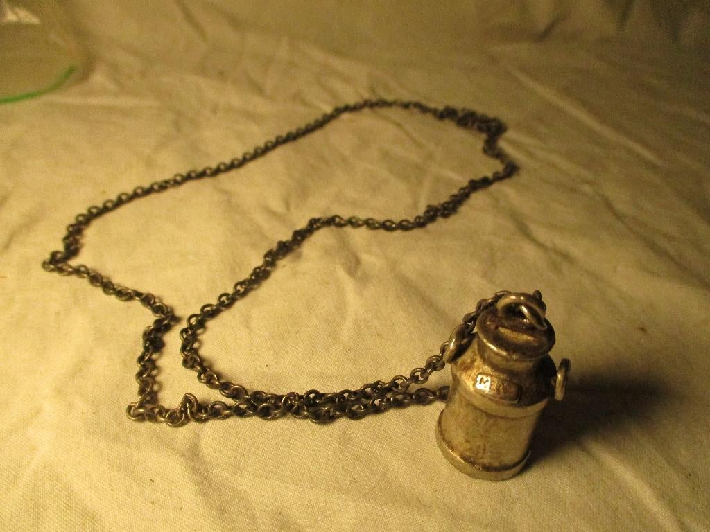 kettinghanger melkbus boederij M.S.D., Verzenden, Nieuw, Zilver, Zilver