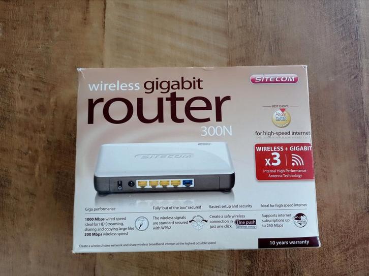 Sitecom Wireless router 300N, Computers en Software, Routers en Modems, Gebruikt, Ophalen of Verzenden