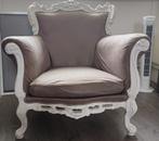 Fauteuil met armleuning, Huis en Inrichting, Fauteuils, Ophalen, Gebruikt, Metaal, Antike stijl