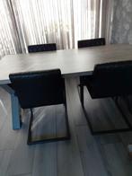 Eettafel, Huis en Inrichting, Tafels | Eettafels, Ophalen, Gebruikt, 50 tot 100 cm, Vijf personen of meer