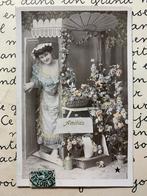 1907 Amitiés - bloemenverkoopster (FF), Ophalen of Verzenden, Voor 1920, Gelopen, Overige thema's