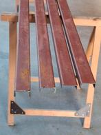 4 koudgewalst U balken, Ophalen of Verzenden, Gebruikt, 250 mm of meer