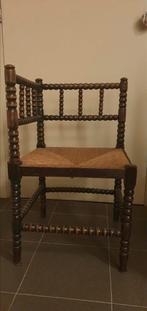 Antieke Bobbin Stoel met Riet Zitting, Antiek en Kunst, Antiek | Meubels | Stoelen en Banken, Ophalen